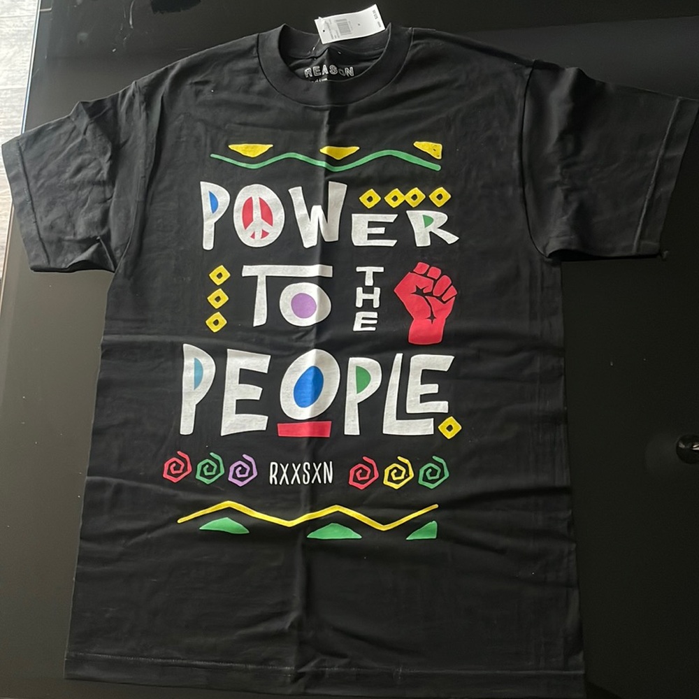 Reason brand T-shirt “Power to the People”